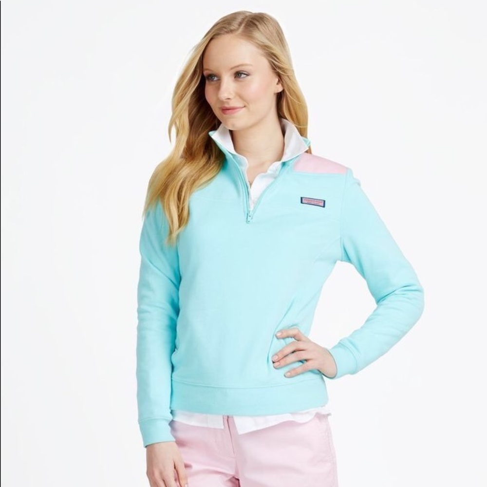 Light blue & pink Shep shirt
